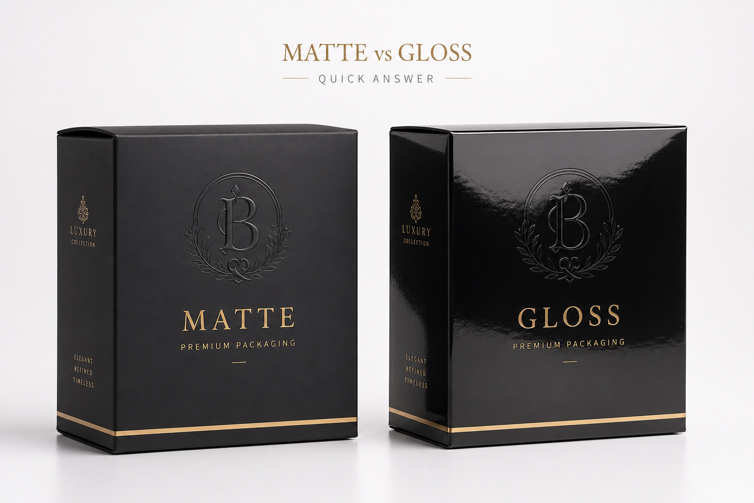 Compare Matte vs Gloss Packaging: Which Finish Wins?