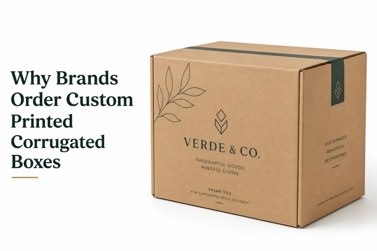 Order Custom Printed Corrugated Boxes for Better Shipping