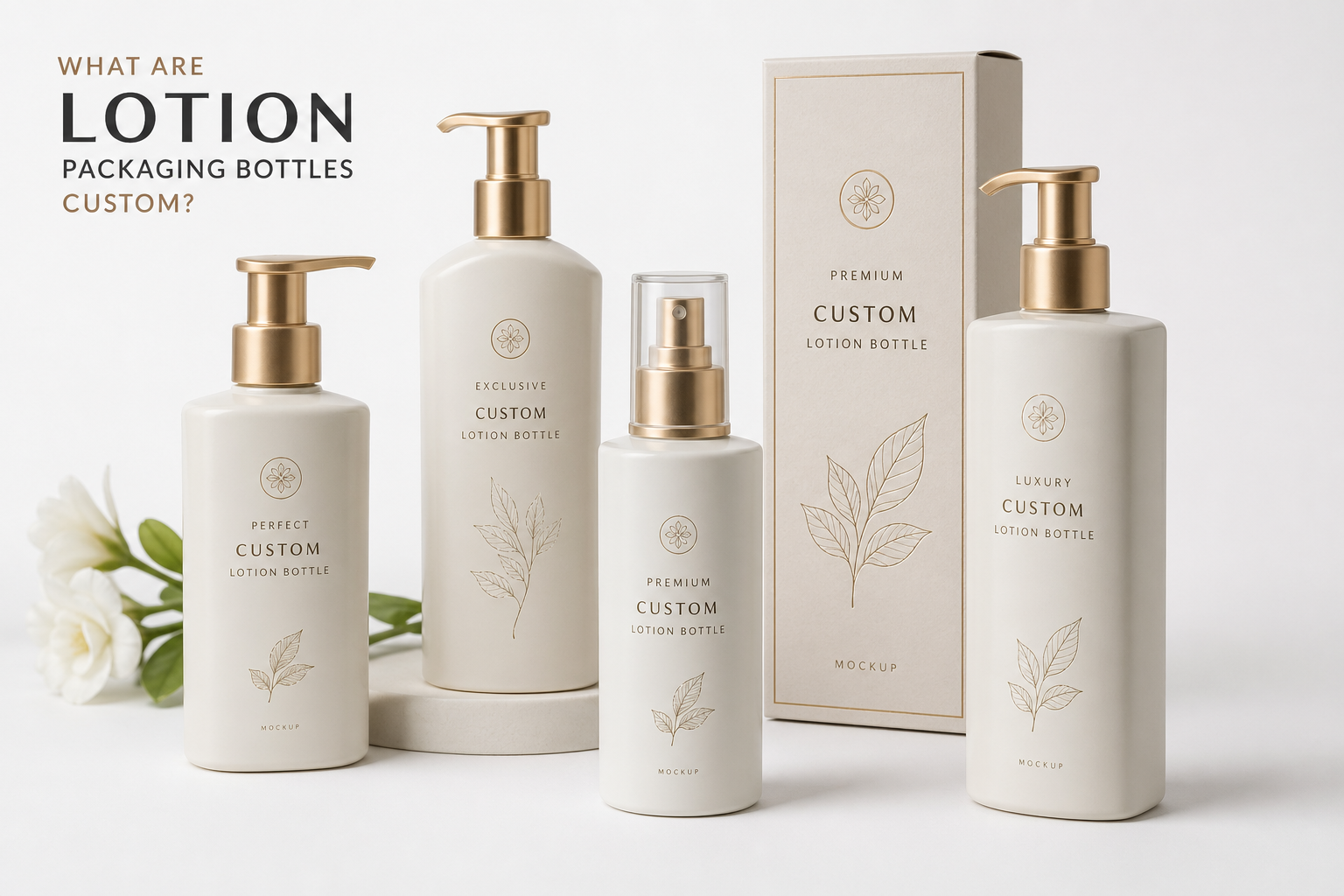 Lotion Packaging Bottles Custom: Design, Cost, Timing