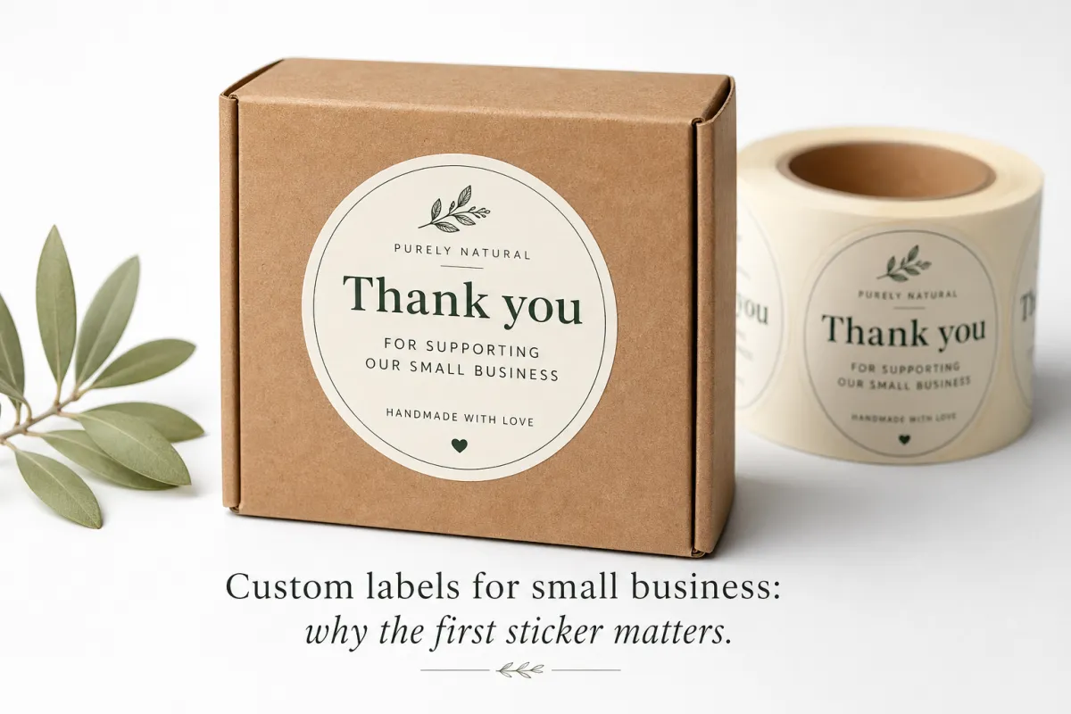 Custom Labels for Small Business Branding