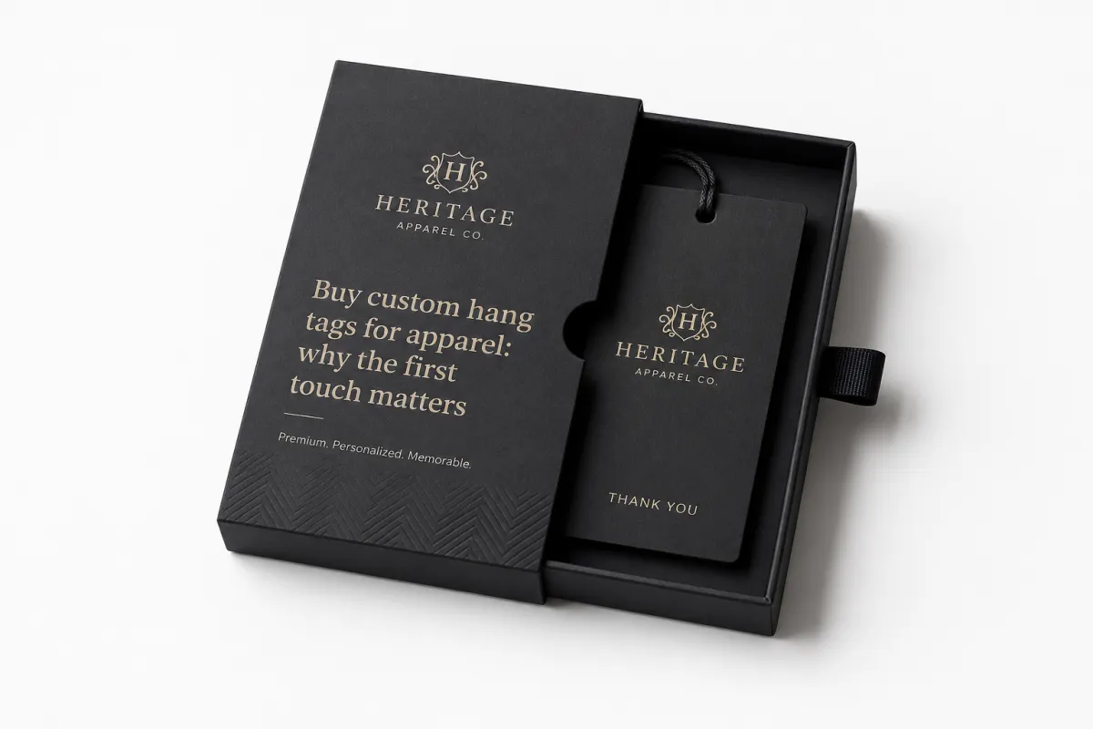 Buy Custom Hang Tags for Apparel That Fit Your Brand