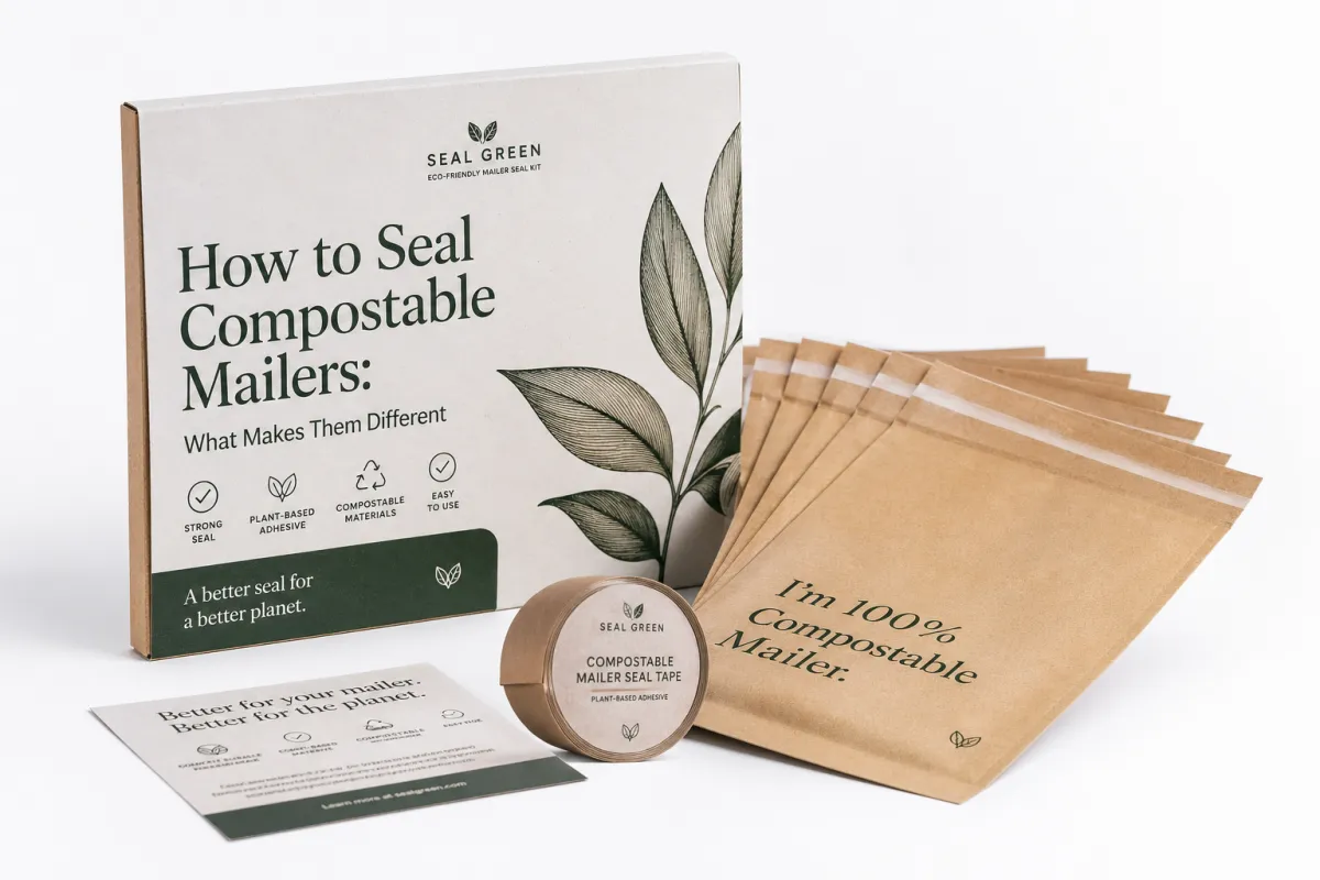 Seal Compostable Mailers Methods and