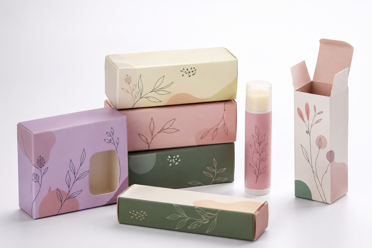 Custom Lip Balm Boxes Wholesale Supplier for Brands