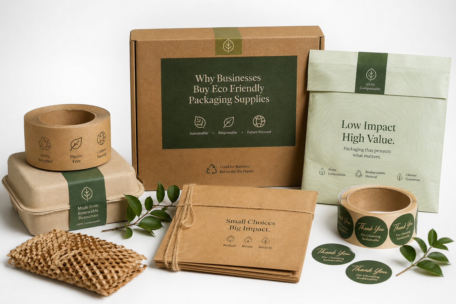 Buy Eco Friendly Packaging Supplies for Your Business