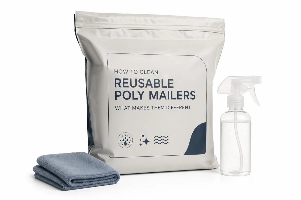 How to Clean Reusable Poly Mailers: What Makes Them Different - CustomLogoThing packaging example