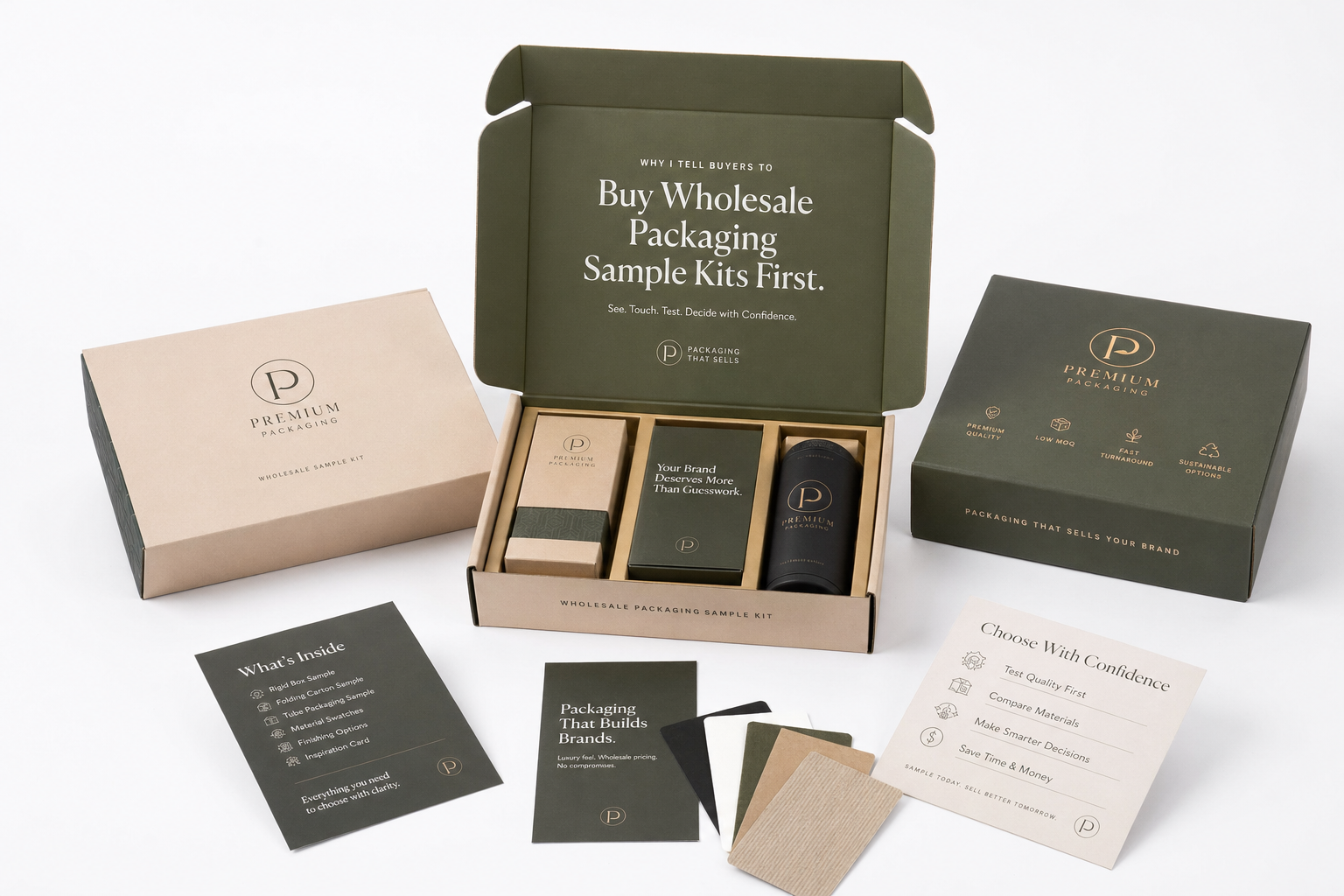 Buy Wholesale Packaging Sample Kits for Smarter Orders
