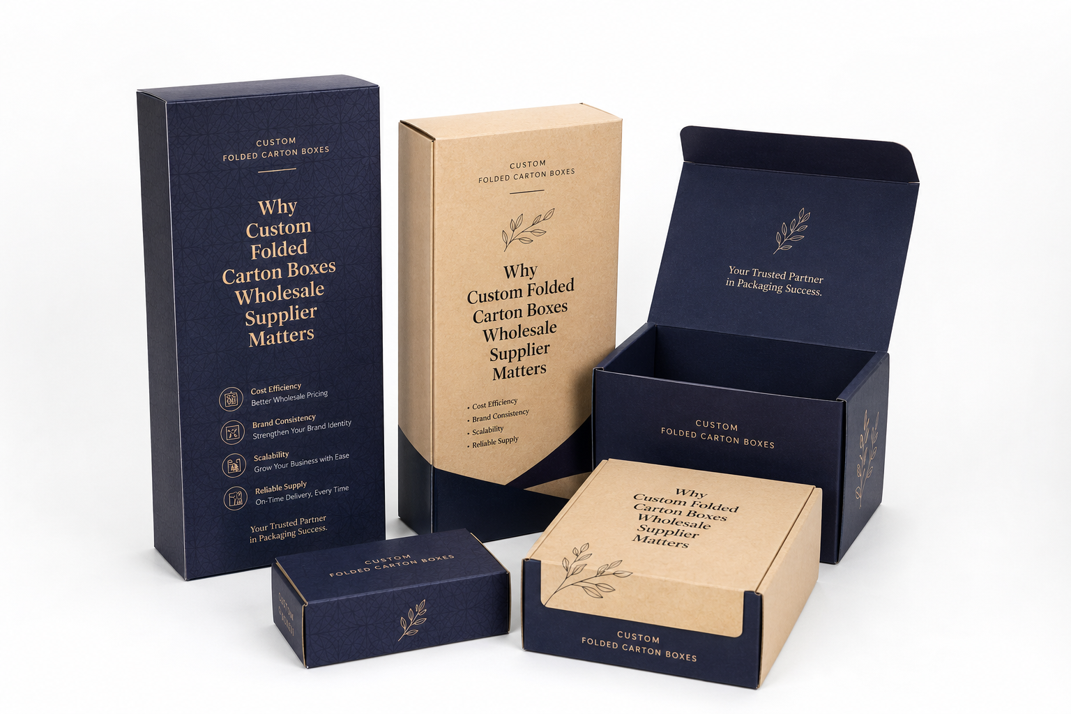 Custom Folded Carton Boxes Wholesale Supplier Guide