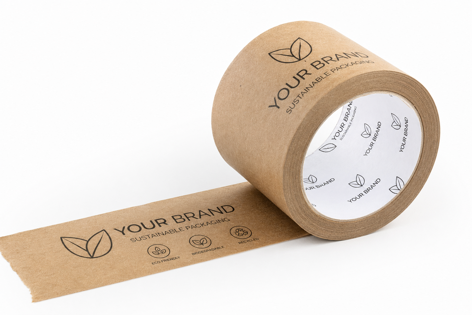 Order Custom Eco Kraft Tape for Branding and Shipping