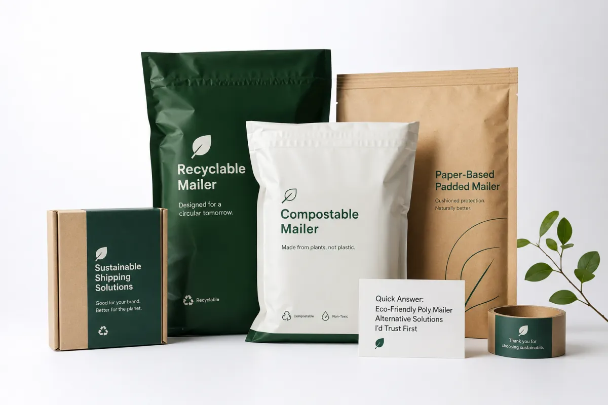 Eco-friendly Poly Mailer Alternative Solutions