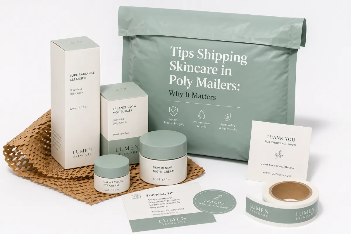 Shipping Skincare in Poly Mailers Work