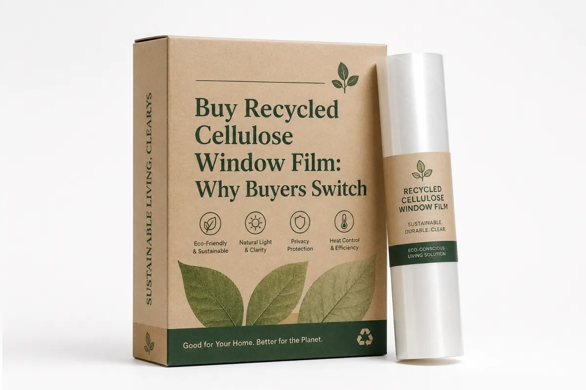 Buy Recycled Cellulose Window Film: Specs, Pricing, MOQ