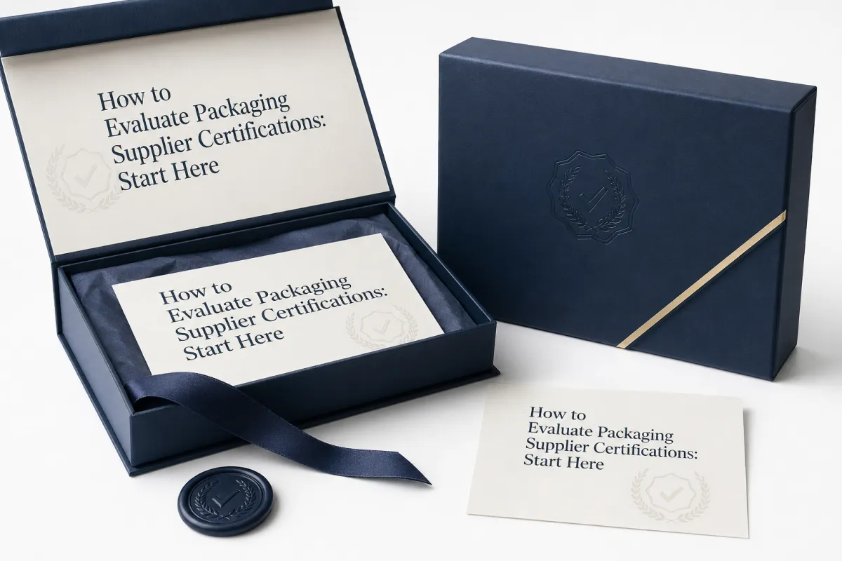 Evaluate Packaging Supplier Certifications Fast