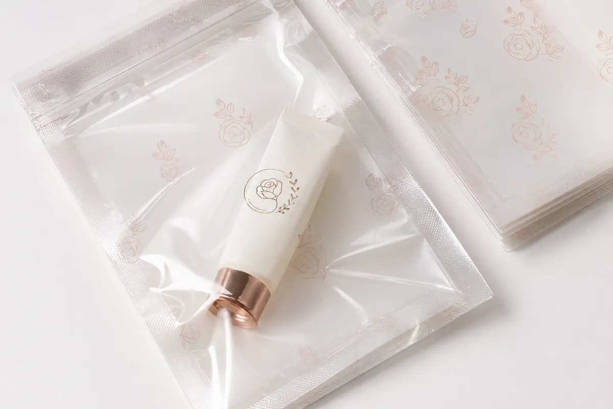 Transparent Poly Mailers for Skincare