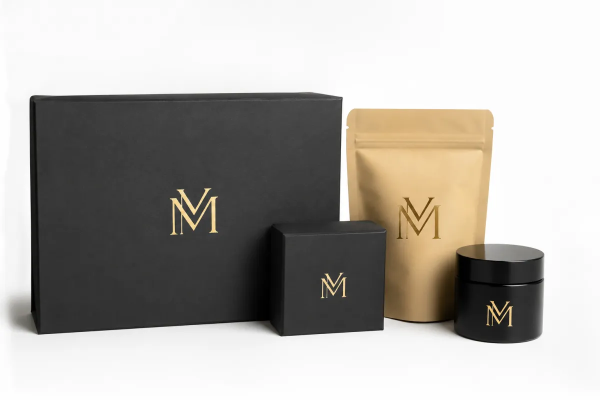 Product Packaging with Logo: Artwork Proof, Packing Count