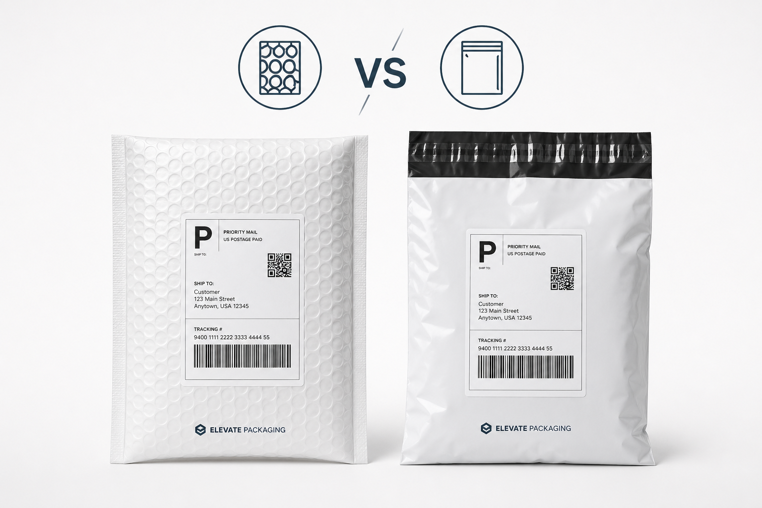 Compare Bubble Mailers vs Poly Mailers Shipping Costs