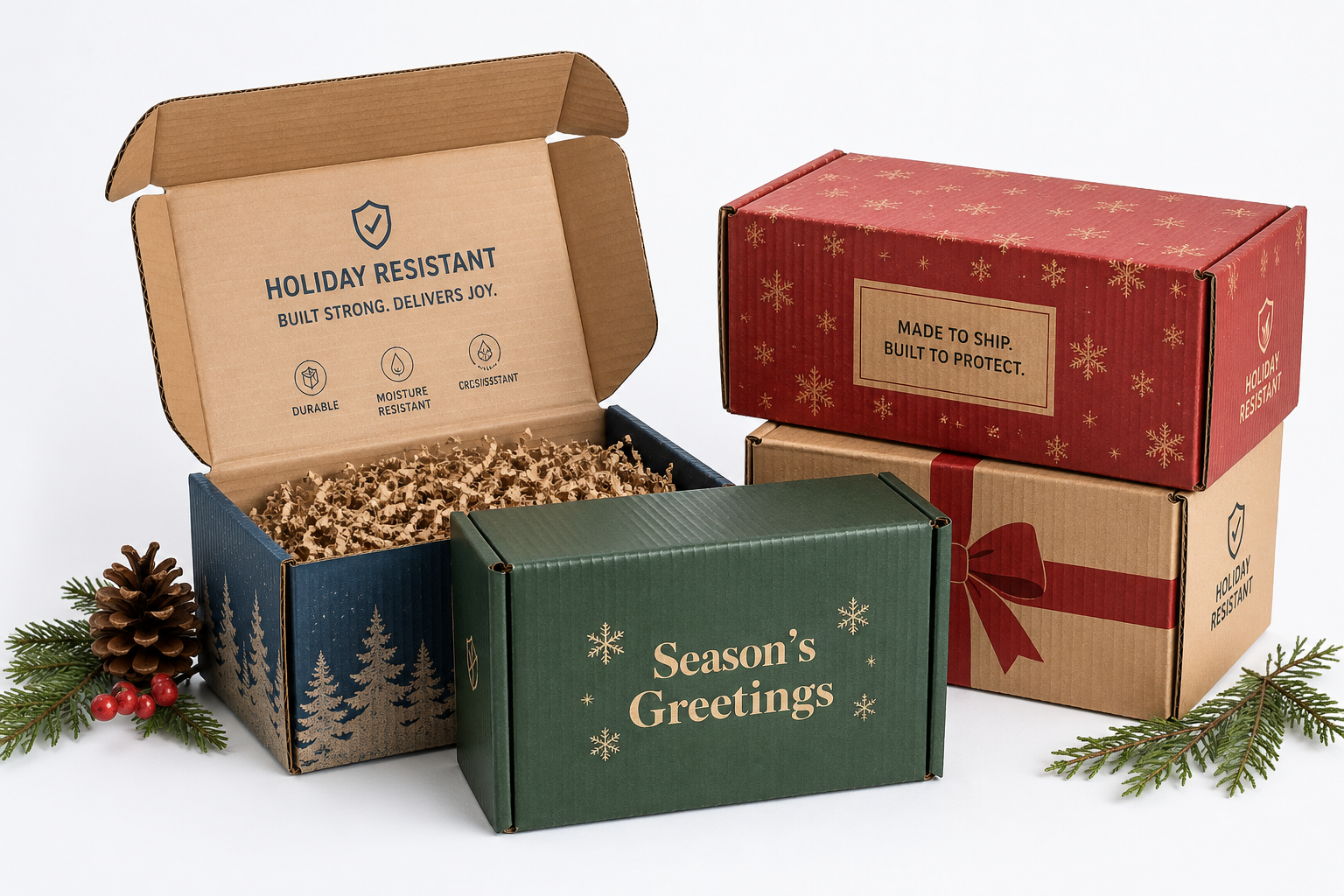 Holiday Resistant Corrugated Gift Shippers Explained