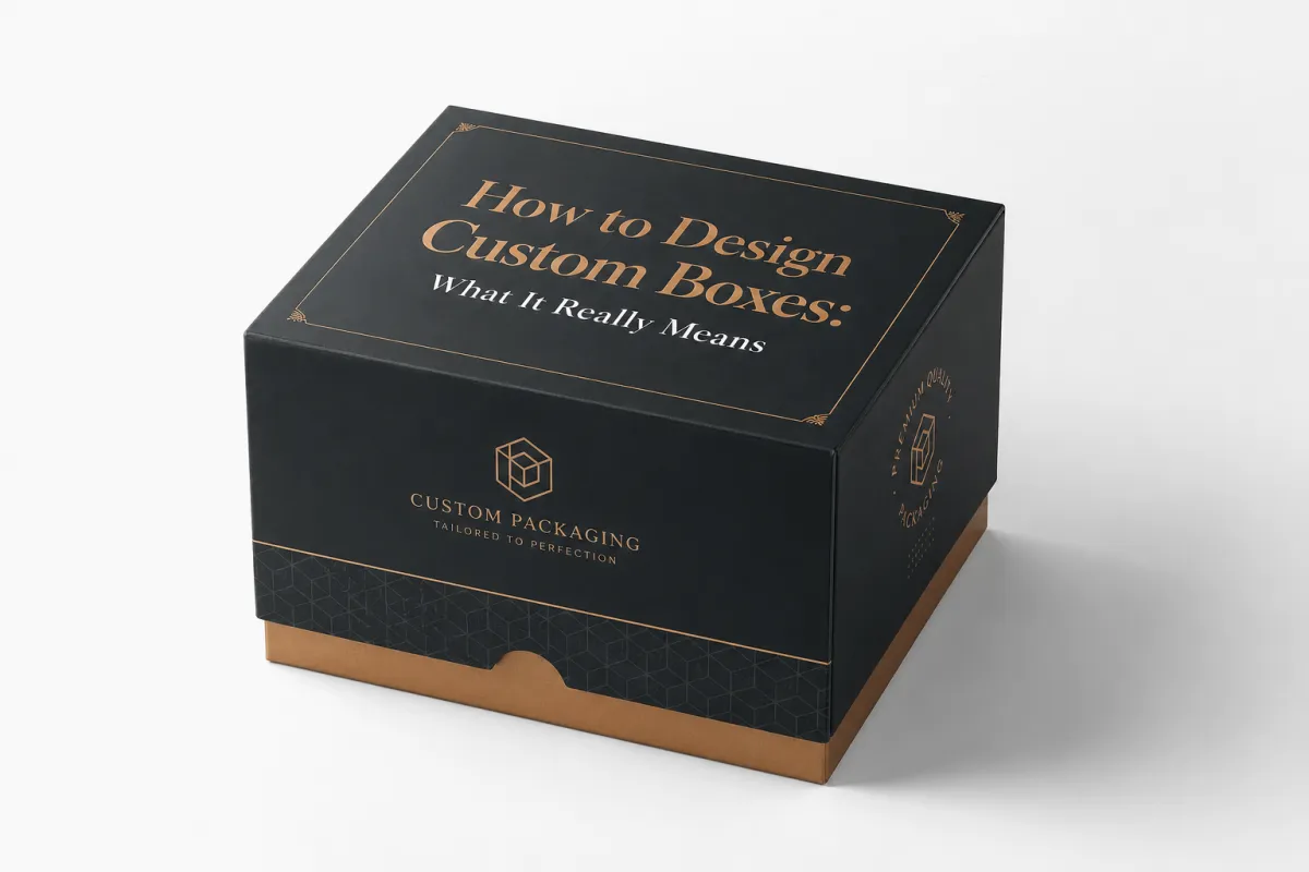 Design Custom Boxes: Structure, Print Proof, Packing, and