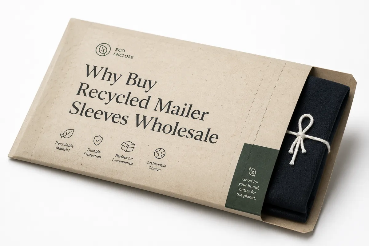 Buy Recycled Mailer Sleeves Wholesale: Quote Brief