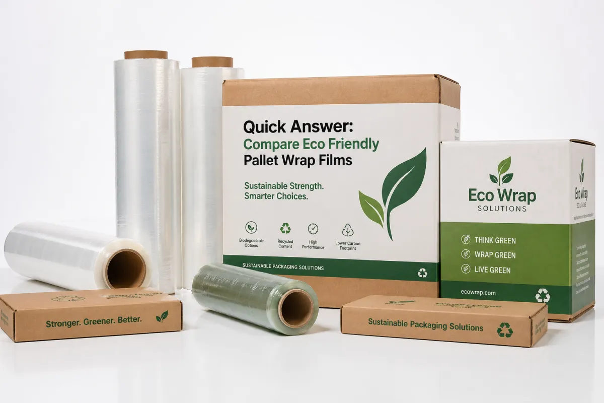 Compare Eco Friendly Pallet Wrap Films Today
