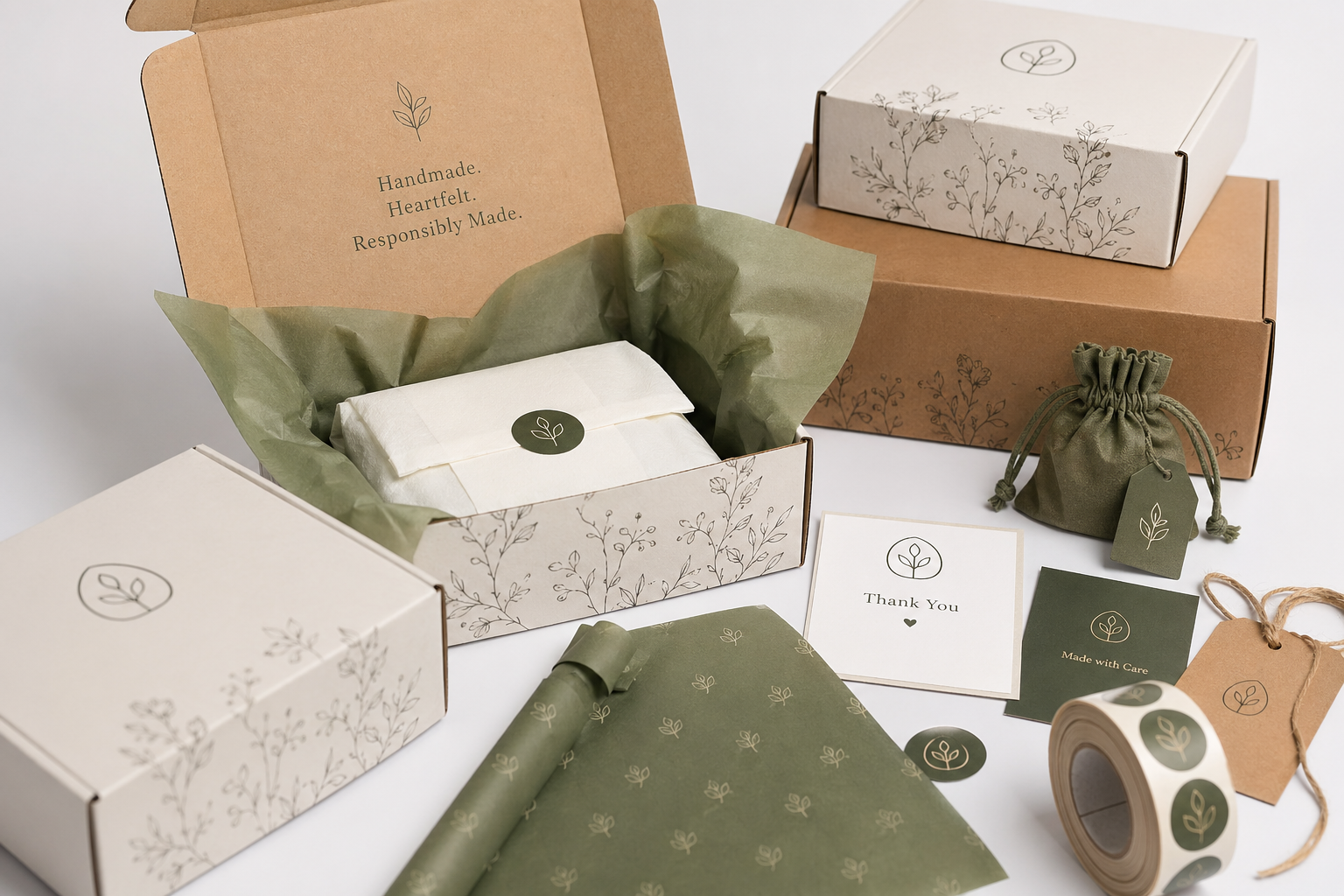 Custom Packaging for Handmade Business Wholesale Options