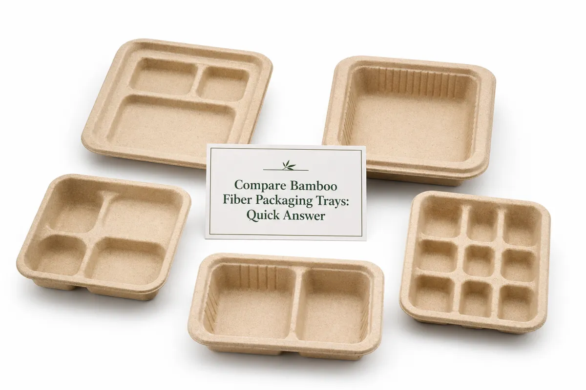 Compare Bamboo Fiber Packaging Trays: Picks