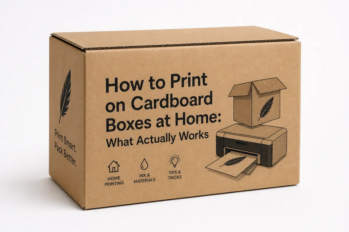 Print on Cardboard Boxes at Home The Way