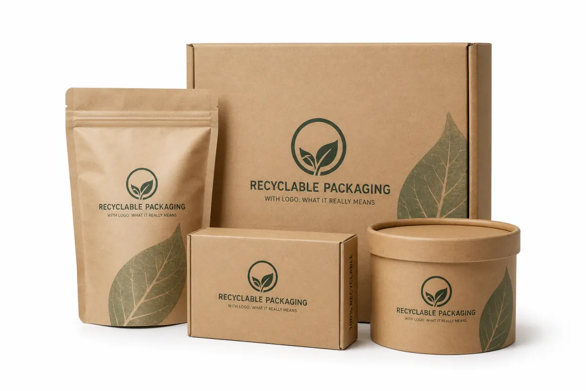 Recyclable Packaging with Logo: QC and Delivery Scope