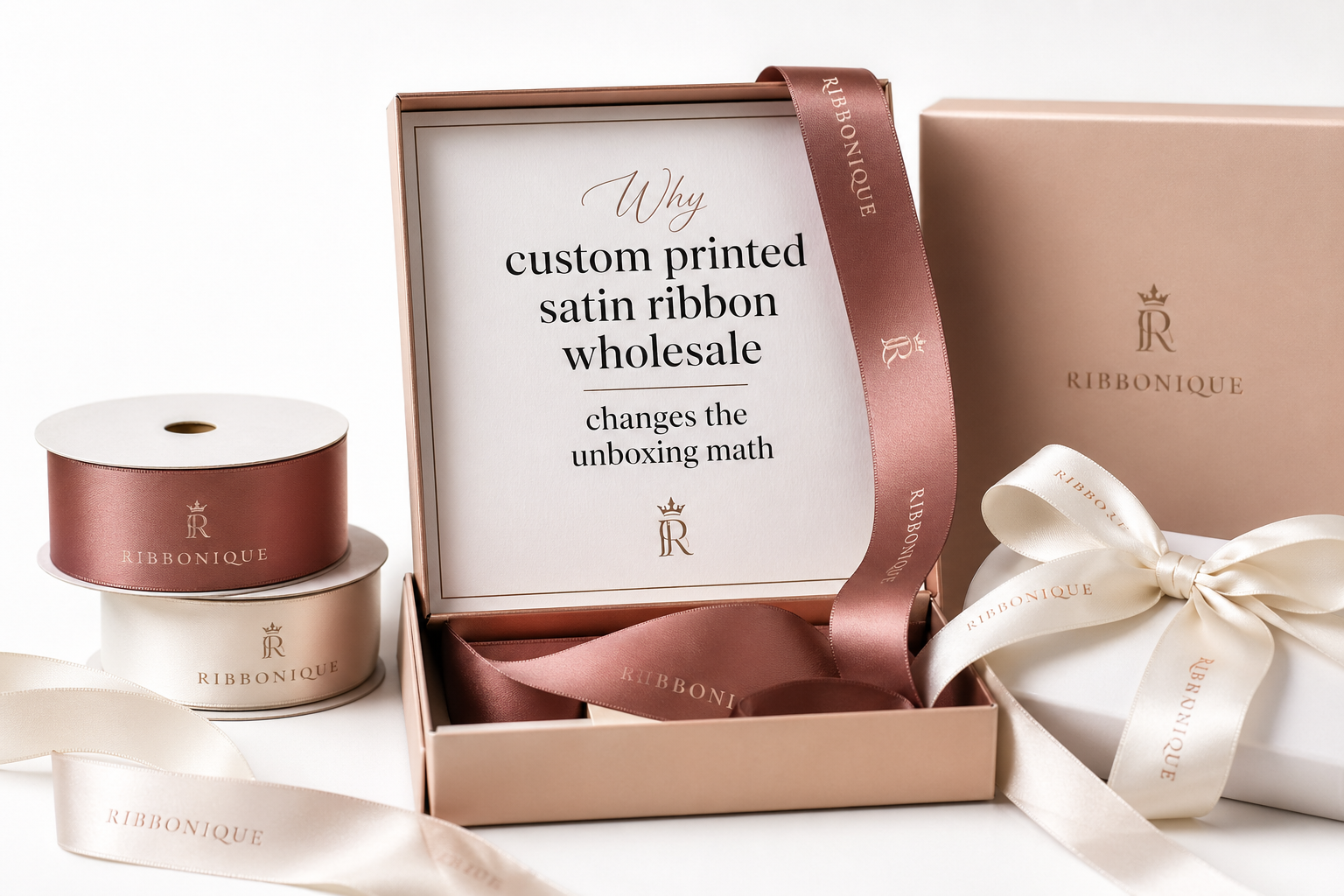 Custom Printed Satin Ribbon Wholesale for Branding