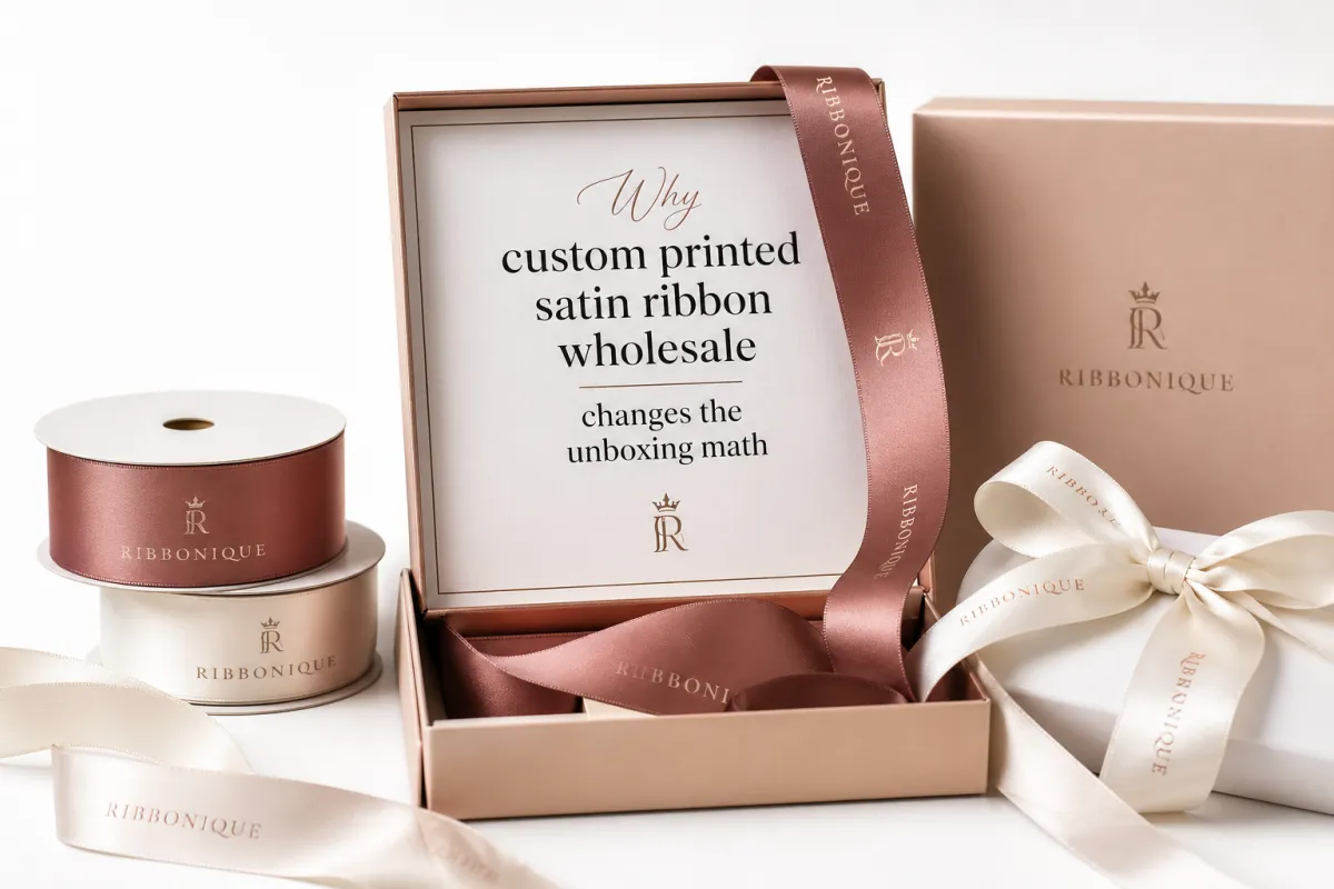 Custom Printed Satin Ribbon Wholesale for Branding