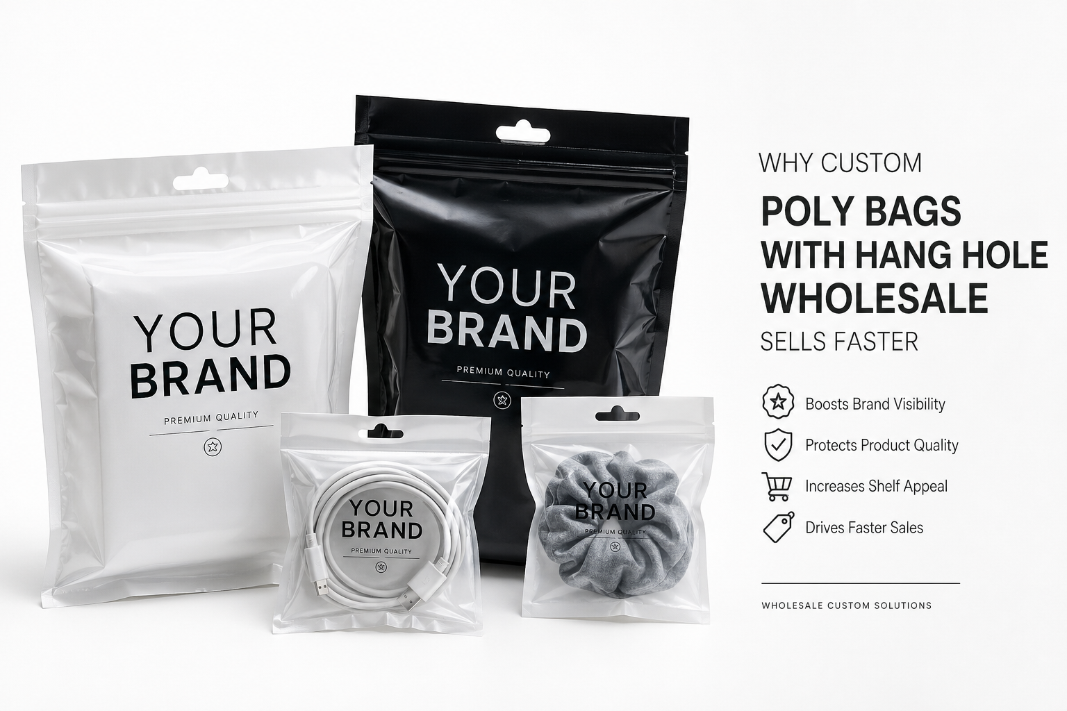 Custom Poly Bags with Hang Hole Wholesale Buying Guide