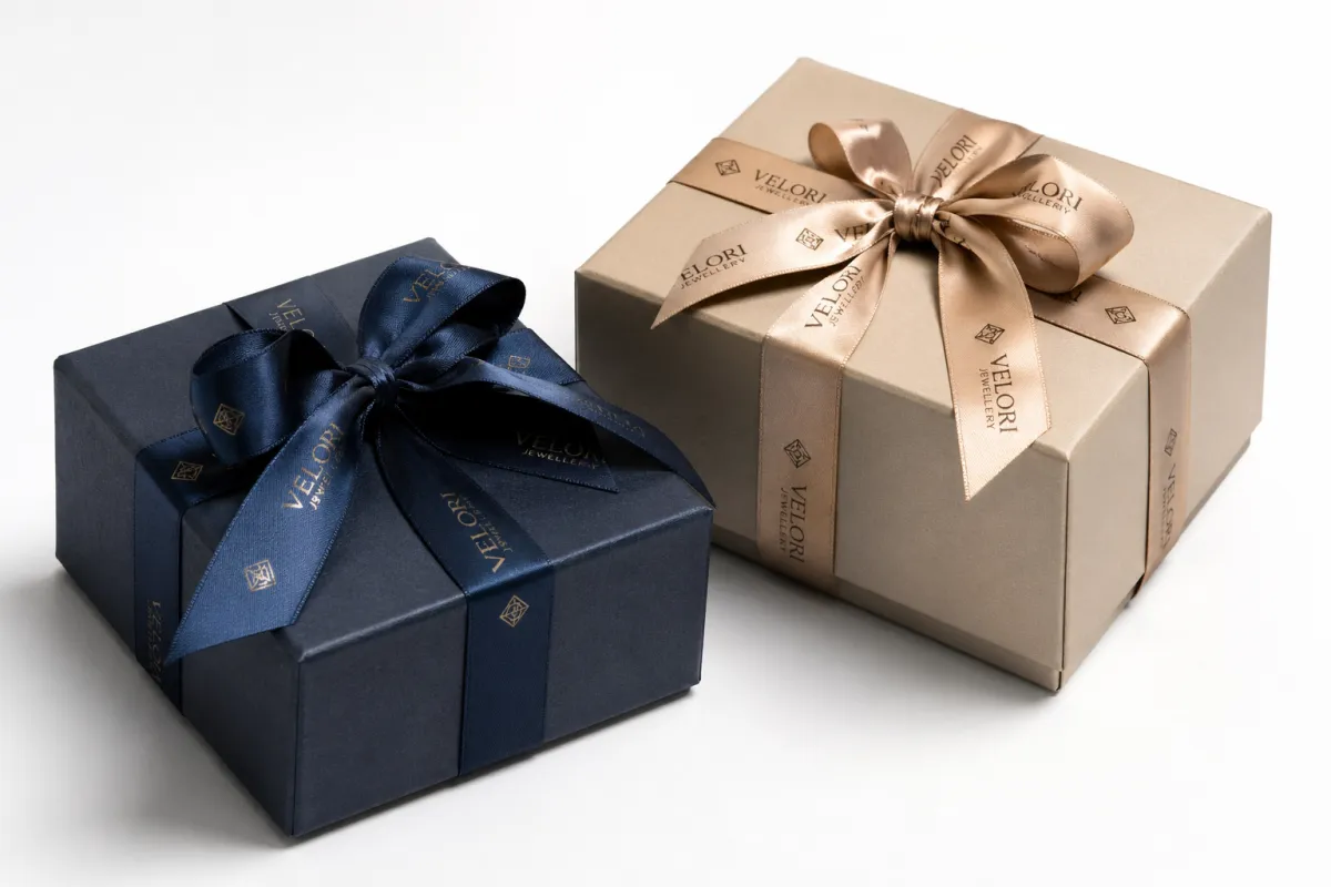 Custom Gift Boxes with Ribbon Convert Guests Into Fans