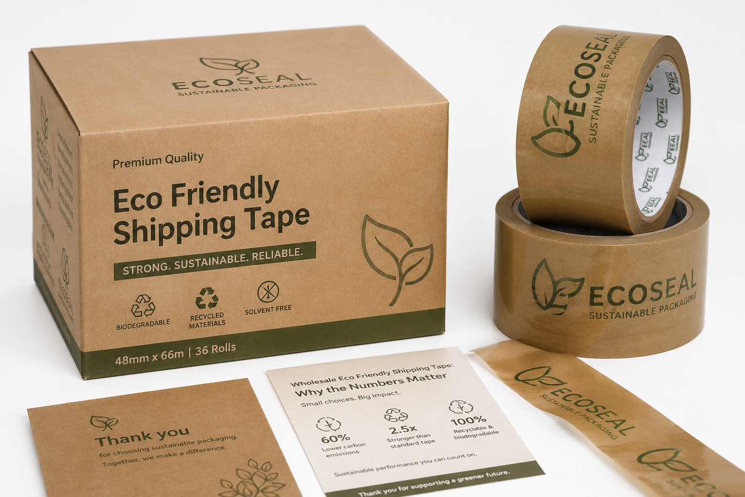 Wholesale Eco Friendly Shipping Tape for Modern Brands