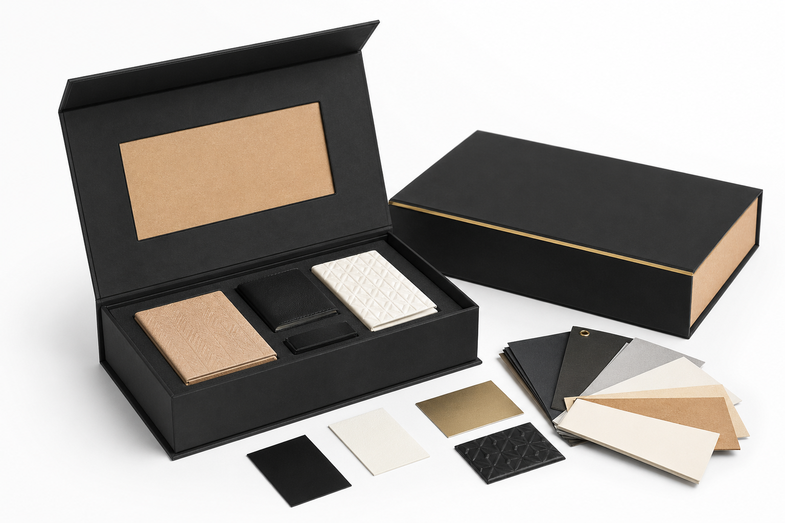 Order Branded Rigid Box Sample Kits for Confident Sourcing