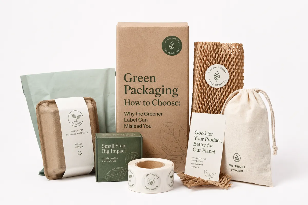 Green Packaging Selection: Artwork Proof, Packing Count