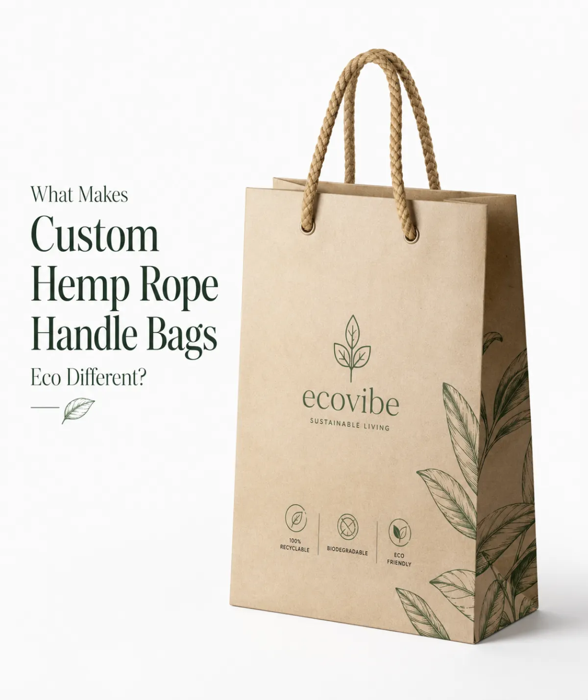 Custom Hemp Rope Handle Bags Eco: Buyers