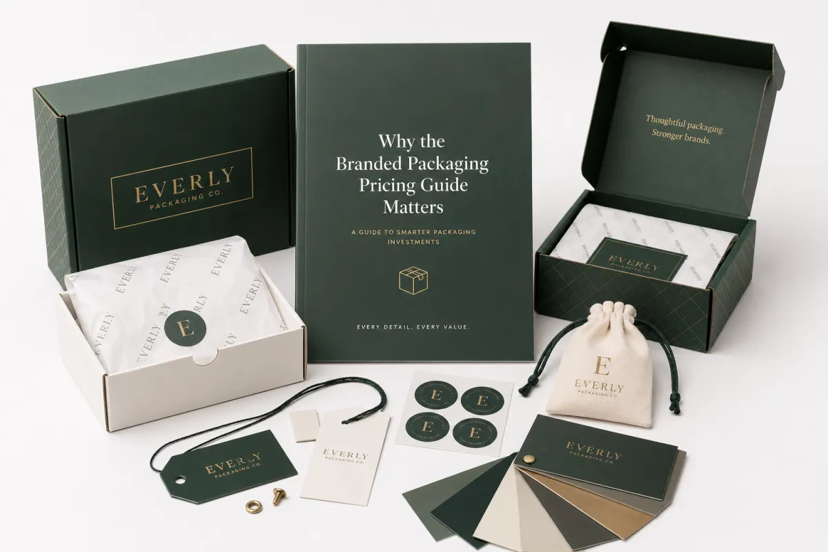 Branded Packaging Pricing for: Material, Print, Proofing