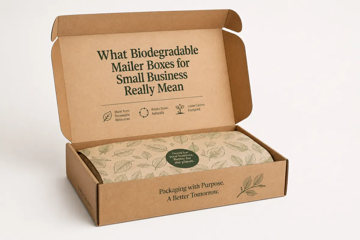 Biodegradable Mailer Boxes for Small Business: Branding