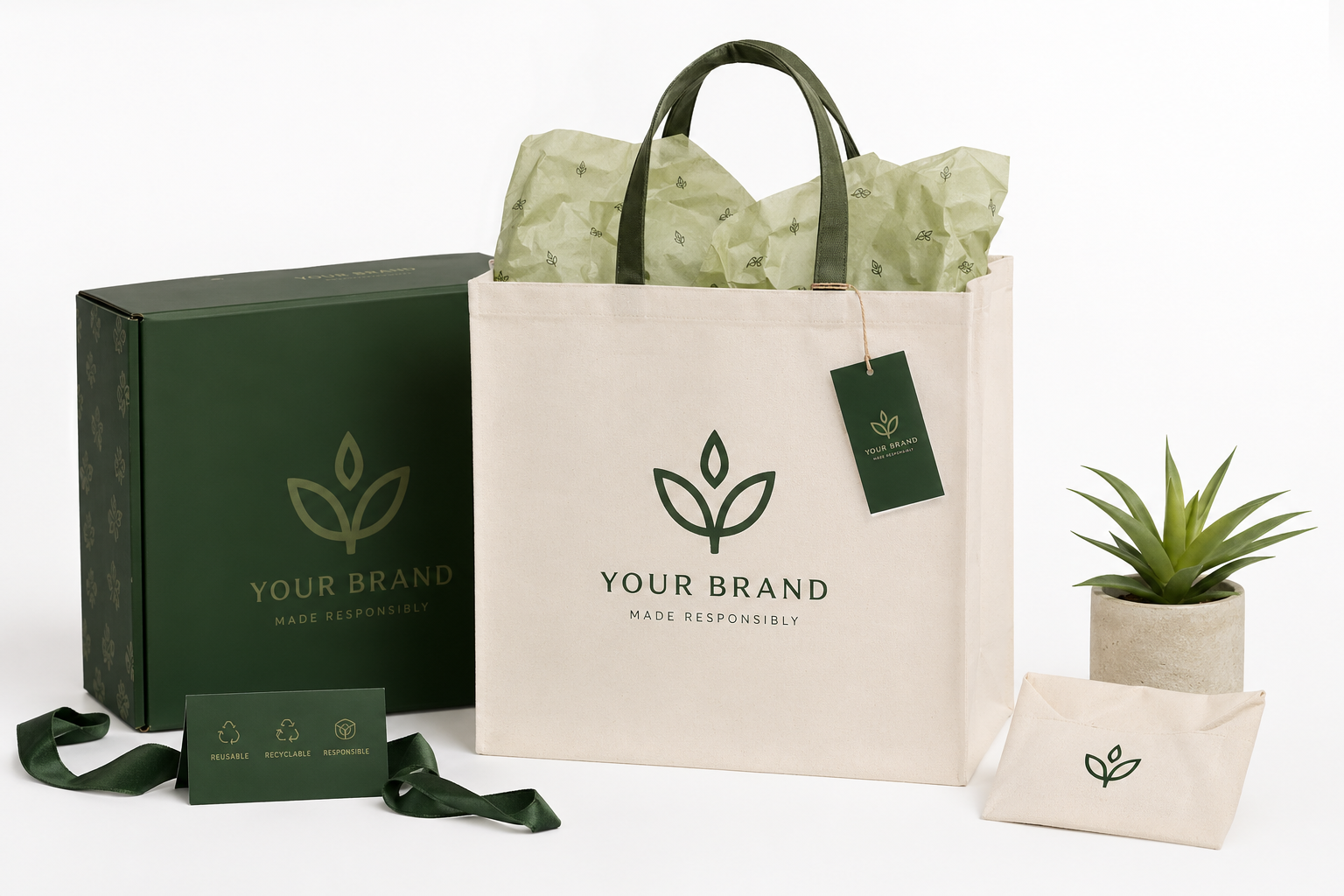Buy Branded Reusable Tote Packaging: Specs & Pricing