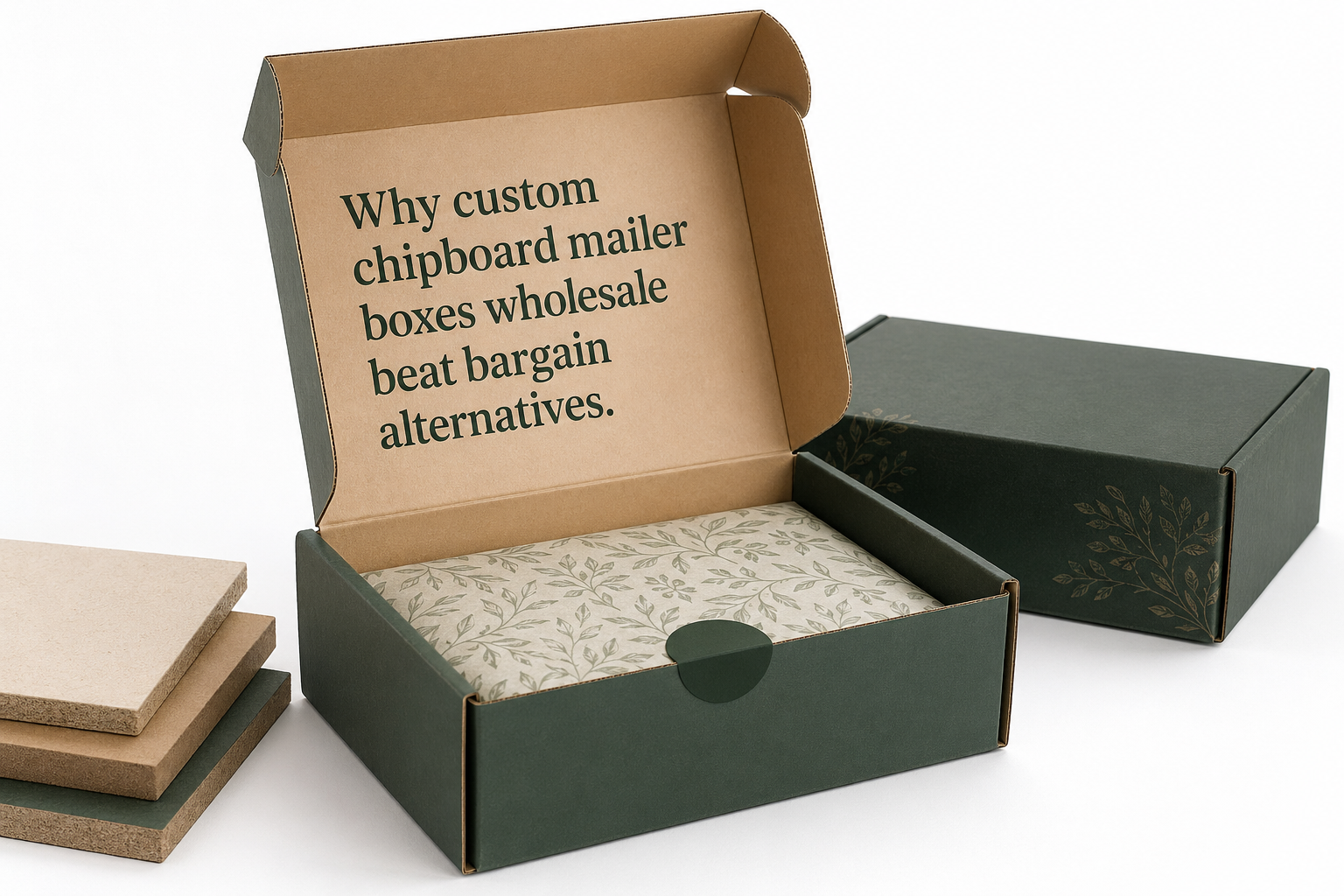 Custom chipboard mailer boxes wholesale: premium options