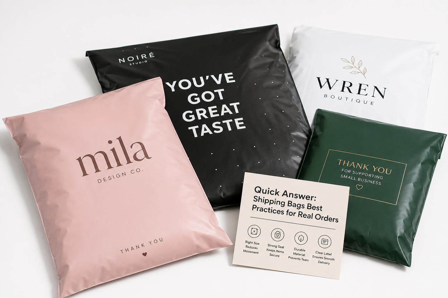 Shipping Bags Best Practices: What Actually Works Today