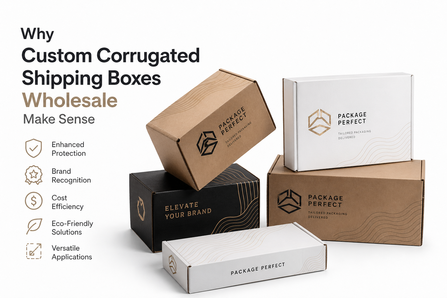 Custom Corrugated Shipping Boxes Wholesale for Brands