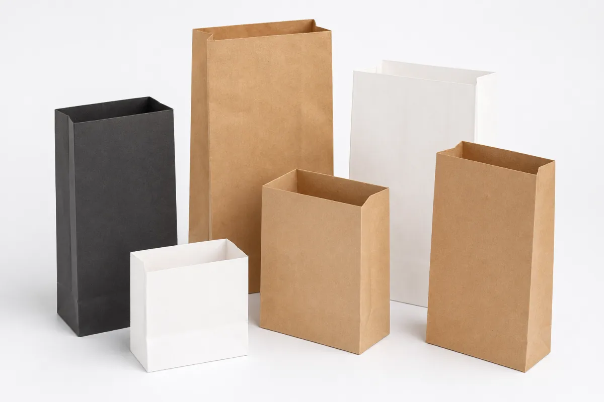 Custom Paper Bags Without Handles Bulk: Pricing & Specs