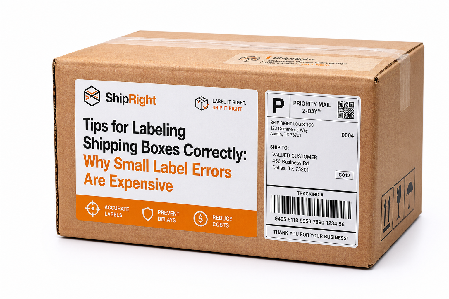 Tips for Labeling Shipping Boxes Correctly: Quick Plan
