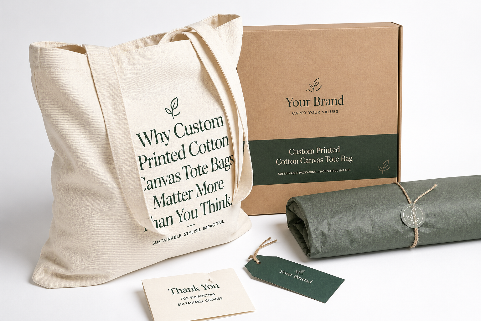 Custom Printed Cotton Canvas Tote Bags: Retail Impact