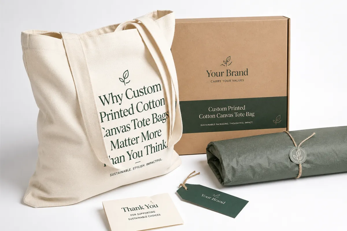 Custom Printed Cotton Canvas Tote Bags: Retail Impact