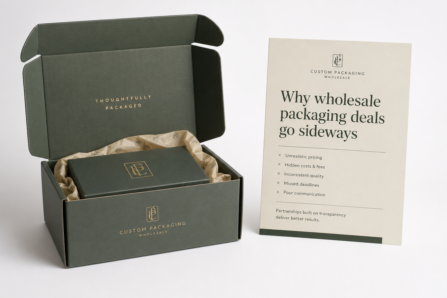 How to Source Custom Packaging Wholesale Without Guesswork