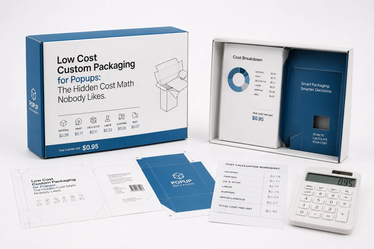 Low Cost Custom Packaging for Popups Without Losing Profit