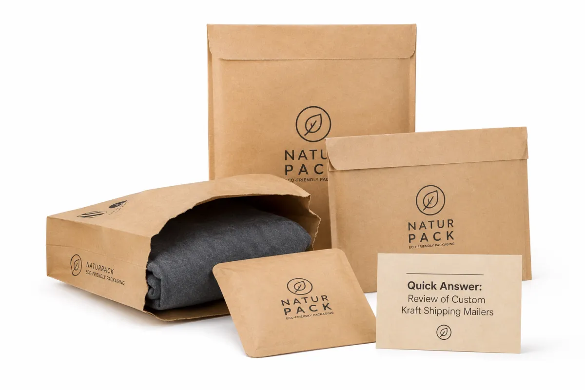 Of Custom Kraft Shipping Mailers Options