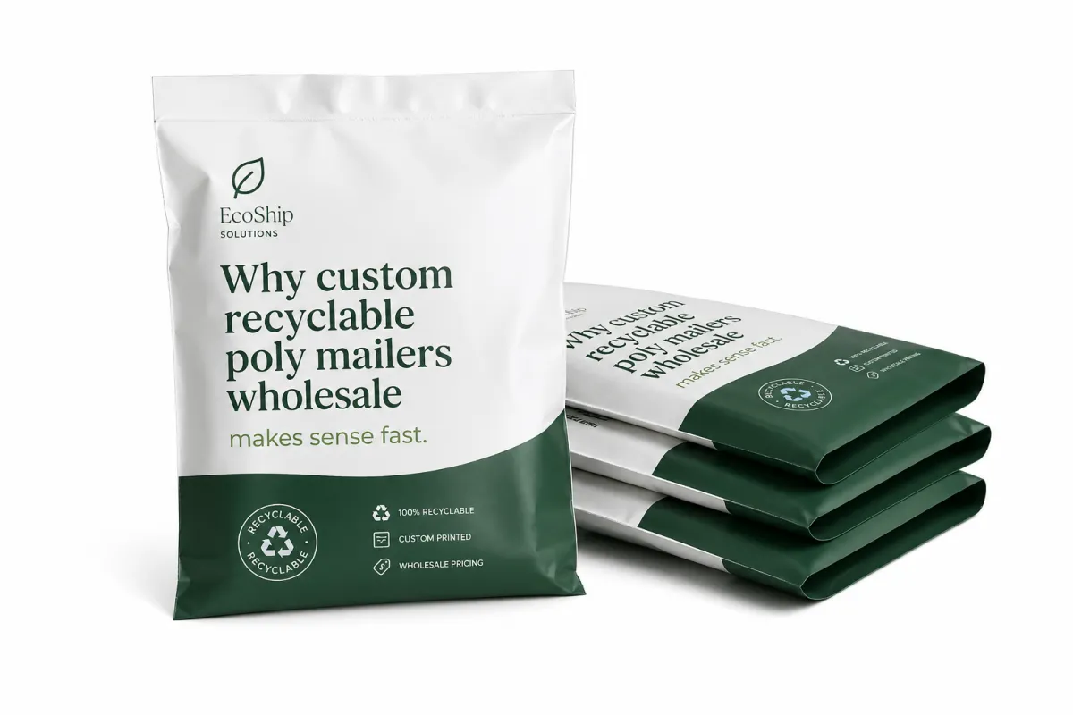 Custom Recyclable Poly Mailers Wholesale for Brands