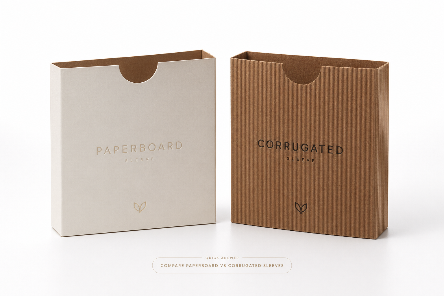 Compare Paperboard vs Corrugated Sleeves: Which Wins?